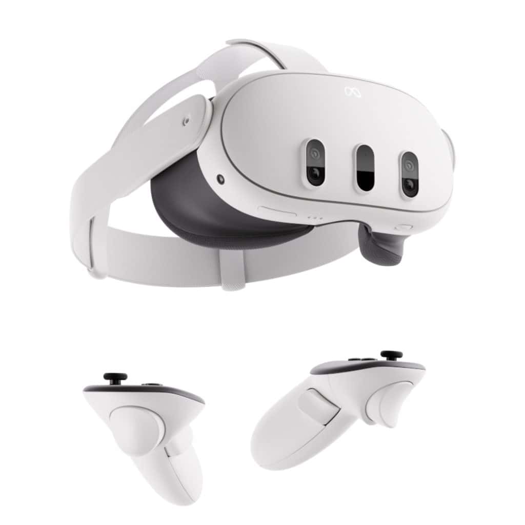 Meta Quest VR headset met controllers huren voor virtual reality events