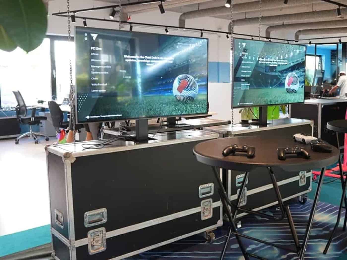 Gaming eventopstelling voor whitelabel samenwerking met eventbureaus