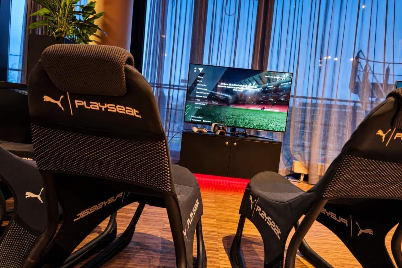 PlayStation gamezone voor The Football Factory in Stadion Galgenwaard