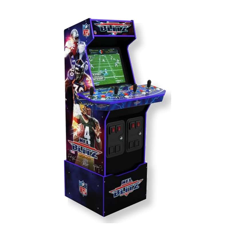NFL Blitz arcade kast huren bij Rebelz Gaming voor zakelijke events en scholen