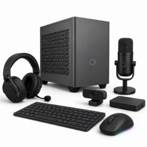 Next Gen streaming pakket met gaming PC en randapparatuur huren