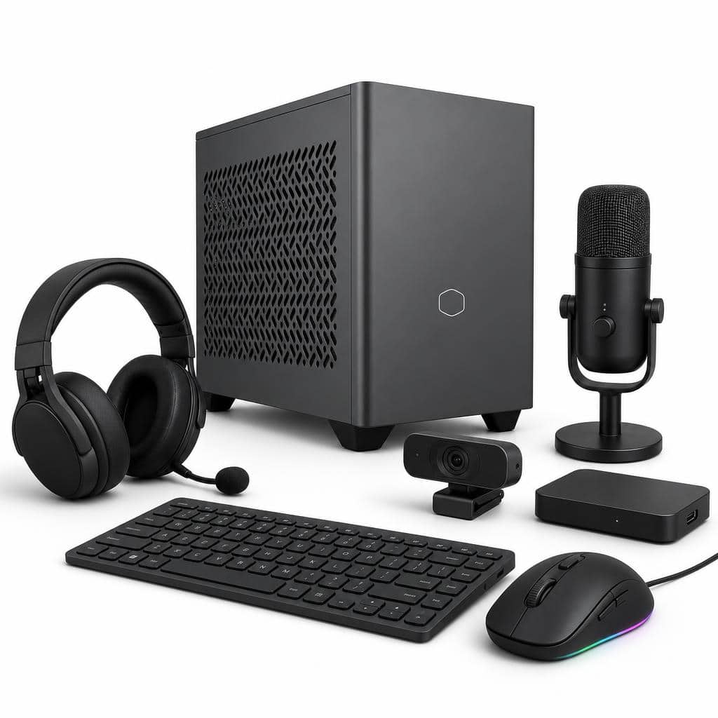 Next Gen streaming pakket met gaming PC en randapparatuur huren